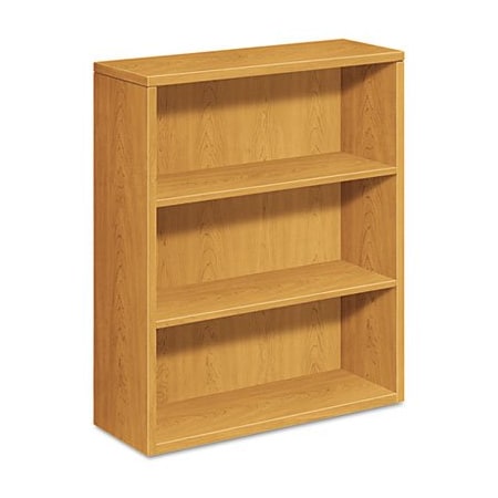 Hon HON, 10500 Series Laminate Bookcase, Three-Shelf, 36w X 13-1/8d X 43-3/8h, Harvest 105533CC